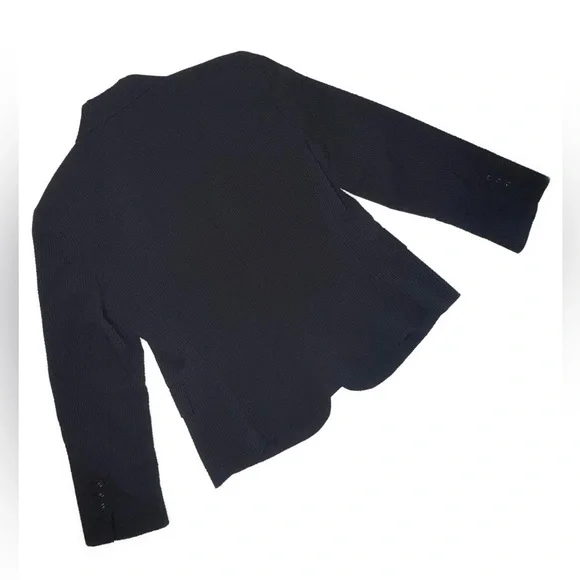 Theory Navy Blue Shrunk Blazer – Size 4 - Picture 4 of 10